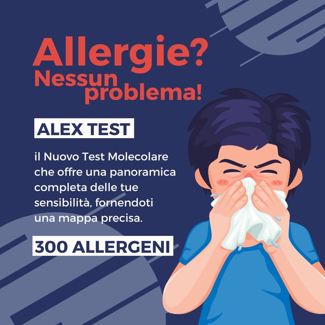 alex test sulle allergie immagine con bambino che starnutisce